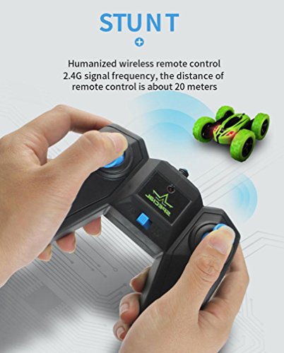 image for Gbell RC Cars Off-Road Vehicles- Kids 360° Rotate Stunt Car Model - R