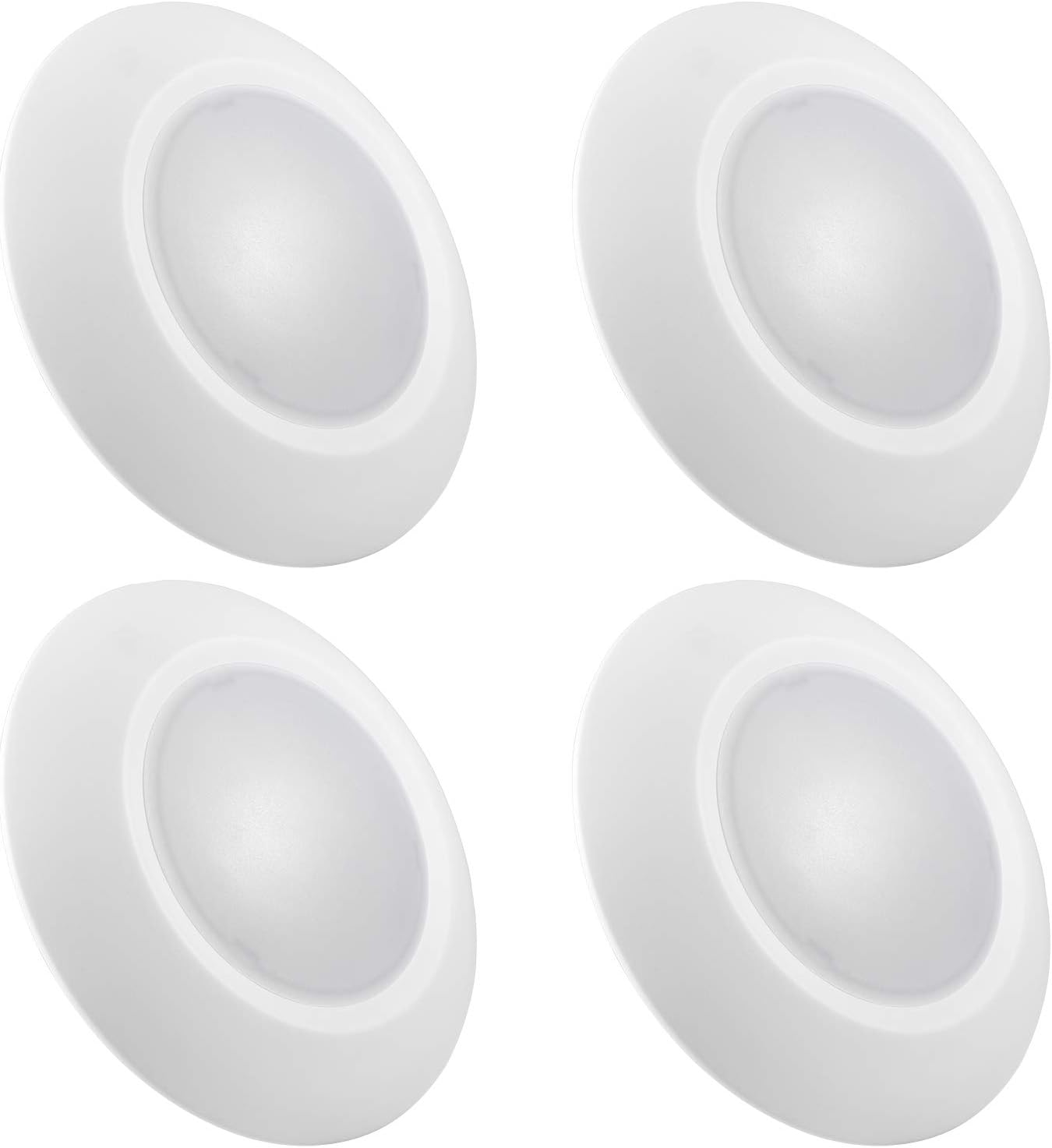 Luxrite 6 Inch LED Disk Light Dimmable, 15W, 5000K Bright White, 1000