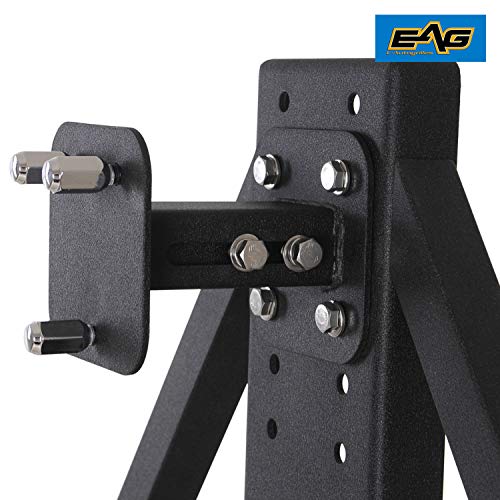 EAG Classic Rear Bumper with Tire Carrier Black Textured Fit for 8706