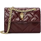 Rejolly Rainbow Stripe Crossbody Shoulder Bag for Women Color Blocking PU Leather Colourful Purse with Chain Strap | PU Leather, with Chain Strap