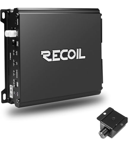 Soundstream RSM1.2000D, Compact Class-D Subwoofer Amplifier, 2,000