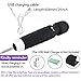 CNHIDEE Back Massager Wand Wireless Electric Personal Handheld Cellulite Massage Therapy Tool kneading Neck Foot Cordless Magic Mini Waterproof Multi Speed 20X Rechargeable Silicone Therapeutic