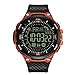 Upgraded T7 Electronic Fitness Tracker Digital Sports Bluetooth Smart Watch Waterproof Pedometer Remote Camera Call or Message Notification Reminder for iOS Android Smartwatch Men Waterproof (Orange)