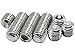 M2.5 Flat Point Set Screws Hex Socket Grub Screws Pack of 50-Piece Size M2.5 x 4 mm