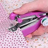 Cidere New Stitch Travel Household Electric Portable Mini Handheld Sewing Machine(Color Random)