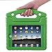 HDE Case for iPad Mini 1 2 3 Kids Shockproof Bumper Hard Cover Handle Stand with Built in Screen Protector for Apple iPad Mini 1st 2nd 3rd Generation (Green)