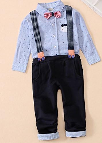 Amazon ルル屋子供服 男の子 卒業式 結婚式 面接 入学式 ベビー服2点セット 長袖シャツ ズボン 結婚式 フォーマル 誕生日 プレゼント 1cm フォーマル 通販