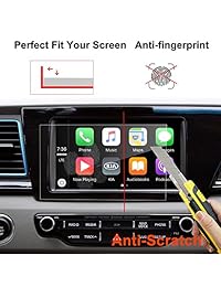 LFOTPP Protector de pantalla de navegación para automóvil Compatible con Cadenza NIRO Sportage Sorento 8 pulgadas, [9H] Centro de información y entretenimiento de vidrio templado Protector de pantalla táctil Antirayado Alta claridad