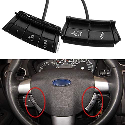 Sammiler - New Car Speed Control Switch Cruise Control System Kit for Ford/Focus/st 2 2005-2007 2008 2009 2010 2011 Steering Wheel