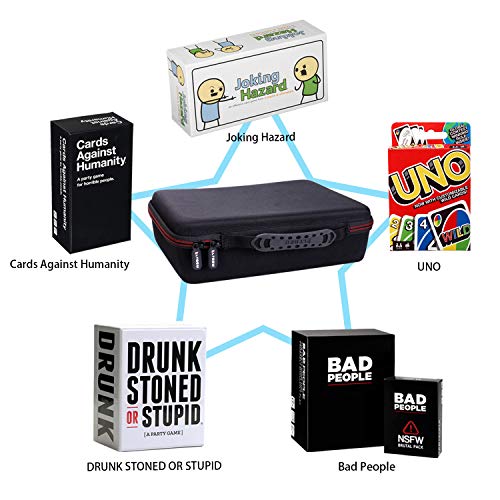 image for LTGEM EVA Hard Portable Travel Case for Card Games. Hold up to 1600 Ca