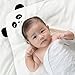 Cute Panda Bamboo Hooded Baby Towel with Ears – More Absorbent Than Cotton & Hypoallergenic- Ultra Soft - Our Large Bath Towels are a Great Baby Shower Gift for Boy or Girl Infants & Toddlers