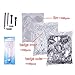 Seeutek Button Maker Button Maker Machine Button Badge Maker 2-1/4 inch 58mm with 1100 Pcs Button Parts and 2-1/4 inch 58mm Circle Cutter