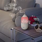 Calily Eternity Ultrasonic Essential Oil Diffuser Aromatherapy with Relaxing & Soothing Multi-Color LED Light - Perfect for Home, Office, Spa, Etc. [UPGRADED VERSION]
