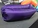 Inflatable Lounger- Premium Air Mattress Sofa Bed- For Indoors & Outdoors-Campling,Hiking,Traveling,Park,Beach-Easy To Inflate- Puncture Resistant & Lightweight Air Couch (PURPLE)