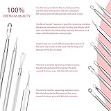 JPNK Blackhead Remover Tools 6 PCS with a Leather bag