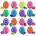 16 PCs Filled Easter Eggs with Toy Cars, 3.15in Colorful Easter Eggs Prefilled with Various Pull Back Vehicles and Cute Ladybirds