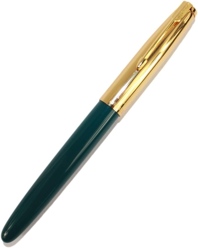 Gullor Extra Light Fountain Pen Golden Cap Green, 1 Unité (Lot de 1)