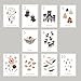 Boho Woodland Number Counting Wall Cards, Set of Ten 5x7 Wall Art Prints, English, Forest Nursery Wall Art Decor, Kid's Art Decor, Gender Neutral Nursery, Nature Themed, Woodland Nursery