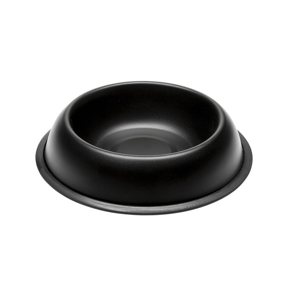 Metal bowl for cats and dogs, MIRA KC 72, with non-slip rubber
