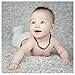 Amber Teething Necklace for Babies - Anti Inflammatory, Drooling and Teething Pain Reducing Natural Remedy - Made of Highest Quality Certified Baltic Amber - Perfect Baby Shower Gift - (Honey)