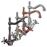 FREUER Bellissimo Collection: Classic Kitchen / Wet Bar Sink Faucet, Brushed Nickel