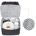Luxja Breast Pump Bag with 2 Insulated Compartments for Breast Pump and Cooler Bag, Pumping Bag for Working Mothers (Fits Most Major Breast Pump), Black