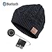 Zibaar Bluetooth Hat Bluetooth Beanie with Bluetooth V5.0 Beanie Headphones Built-in Stereo Speakers and Microphone Hands Free Talking Polar Fleece Beanie Hat for Men Women Unisex Black