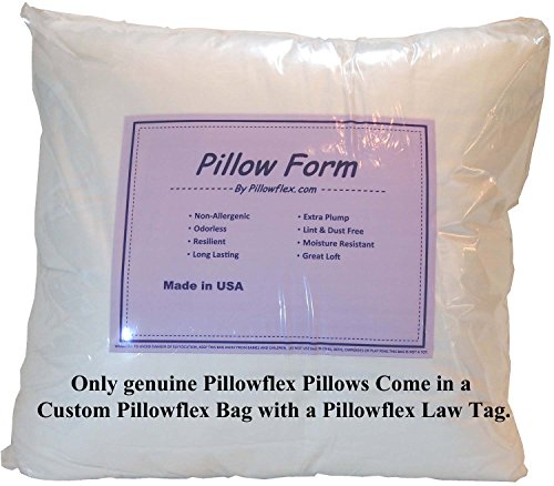 19x19 Inch Pillowflex Cluster Fiber Pillow Form Insert - Made in USA - Square Accent