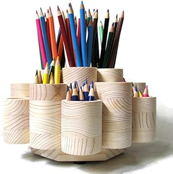 Deluxe Rotating Colored Pencil Holder 