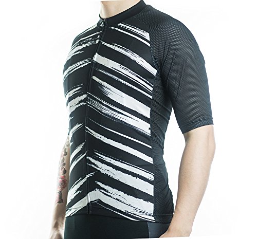 Racmmer Mens Breathable Short Sleeve Cycling Jersey Bike Shirt Cycling Clothing - Thumbnail 2