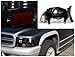 SPEC-D TUNING Smoke Lens Euro Headlights Compatible with 1997-2004 Dodge Dakota, 1998-2003 Dodge Durango, L+R Pair Head Light Lamp Assembly