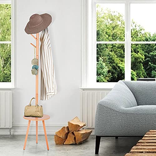 Floor Standing Coat Stand, Wooden Stand Floor Standing Wooden Coat Rack