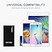 Tecson 10000mAh USB Battery Pack, (Total 5V/3.5A)Dual Ports Power Bank Portable Charger for iPhone, Samsung Galaxy and More, (Black)