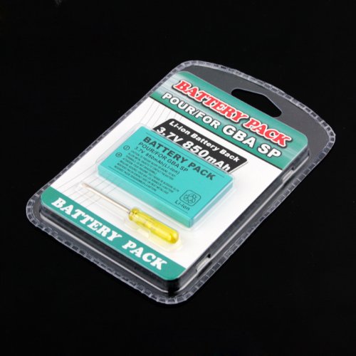 image for Orient Mall 3.7v 850mah Rechargeable Li-ion Battery Pack for Game Boy 