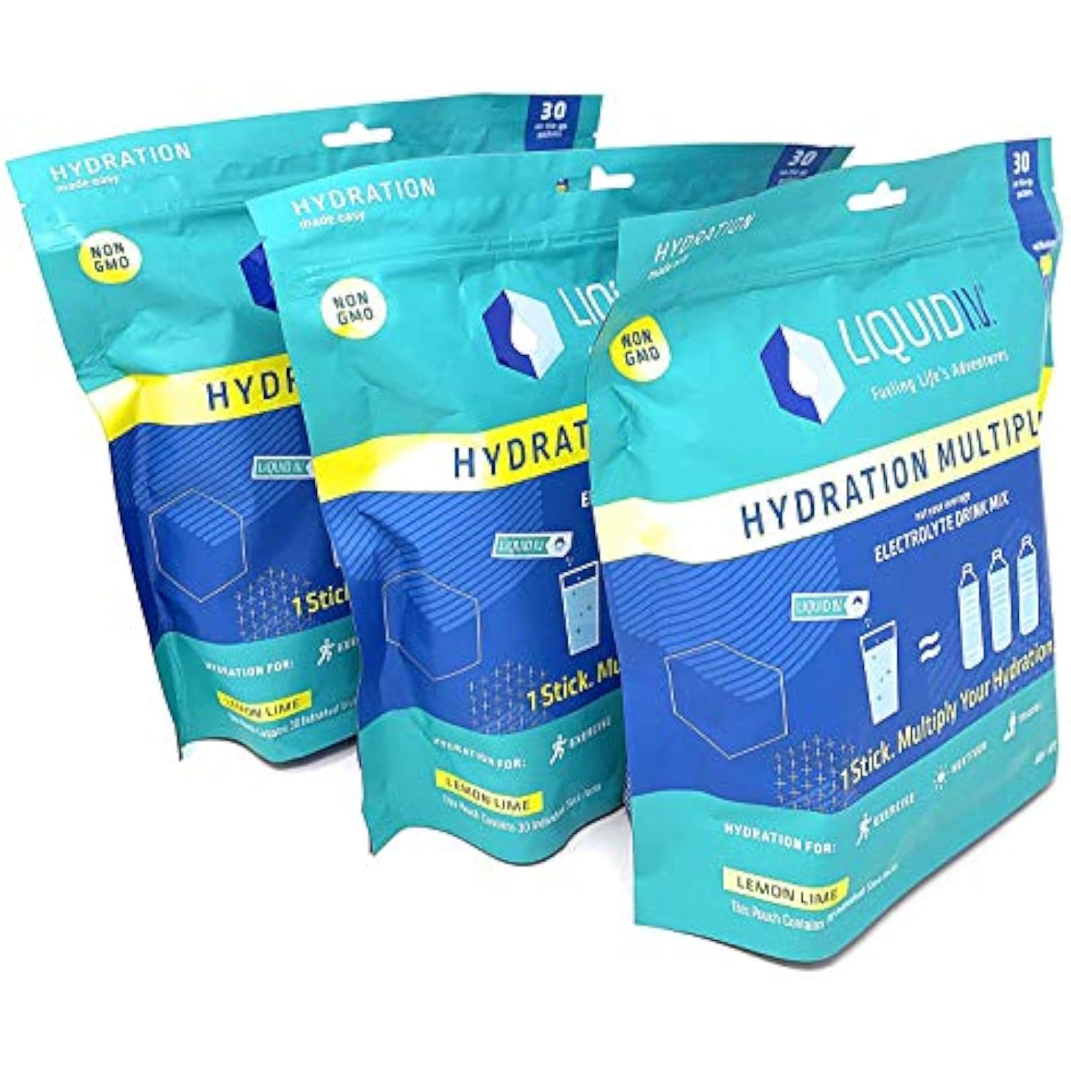 Liquid I.V. Hydration Multiplier, Electrolyte Drink Mix 90 Count 