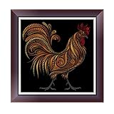 Botrong 5D Animals DIY Diamond Painting Embroidery Cross Craft Stitch Home Decor Art (30X30CM/12X12inch) (A)