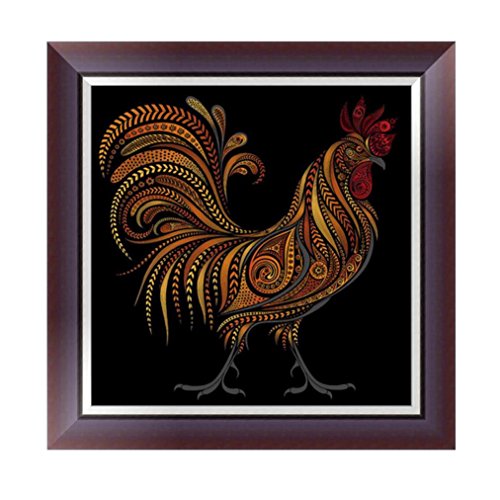 Botrong 5D Animals DIY Diamond Painting Embroidery Cross Craft Stitch Home Decor Art (30X30CM/12X12inch) (A)