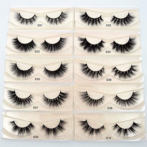 Eyelashes 3D Mink Lashes Natural Handmade Volume Soft Lashes Long Eyelash Extension Real Mink Eyelash For Makeup E11