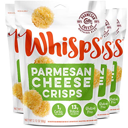 Whisps Parmesan Cheese Crisps | Keto Snack, No Gluten, No Sugar, Low Carb, High Protein | 2.12oz (4 pack)... - Thumbnail 5