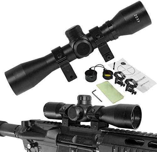 Chinoook 4x32 Tactical Rifle Scope Hunting Optics Crosshair Riflescope Gun Scope