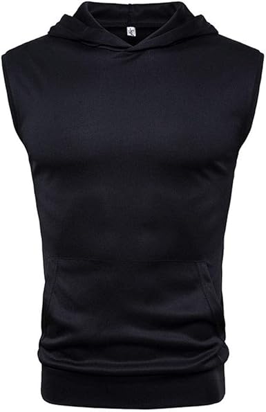 lightweight sleeveless hoodie