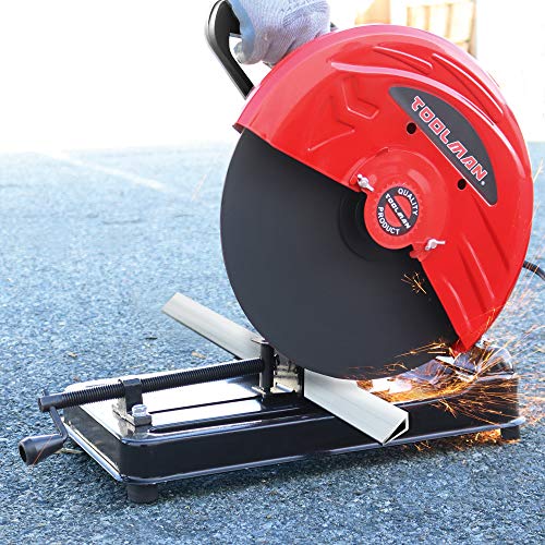 Toolman 14'' 15A Power Tools with 3PCS Blades Multi-purpose Cutting Metal Saw Chop Saw Cut Machine Diamond Circular Saw Heavy Duty Power Tool 8350A
