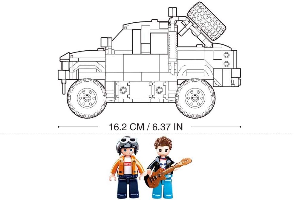 Sluban Model Bricks-f350 363 Pieces, Mehrfarbig, Small - Image 4