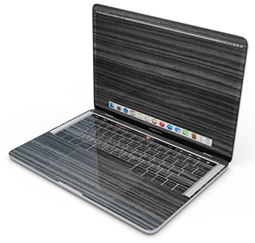 Wood Pattern Design Skinz Premium Full-Body Cover Wrap Decal Skin-Kit for the MacBook 15" Pro with Retina Display (A1398)- Dark Ebony Woodgrain