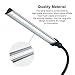 LED Clip Lamp, Portable Lighting Eye-Care Clip Desk Light Powered by USB ( Clip-On Light )-Black Color