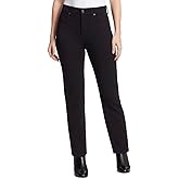 Gloria Vanderbilt Women's Amanda Slim, High Rise, Classic Fit, Tapered Leg, Knit Pointe Pant