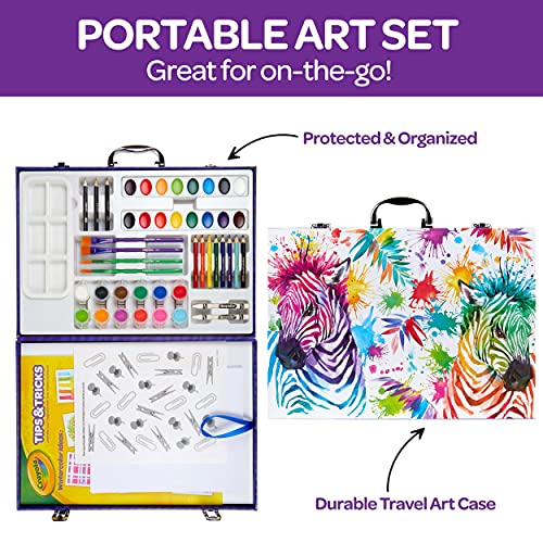 Crayola Table Top Easel & Art Kit (65 Pcs), Kids Painting Set, Gifts for Kids, Ages 4+ Pricepulse