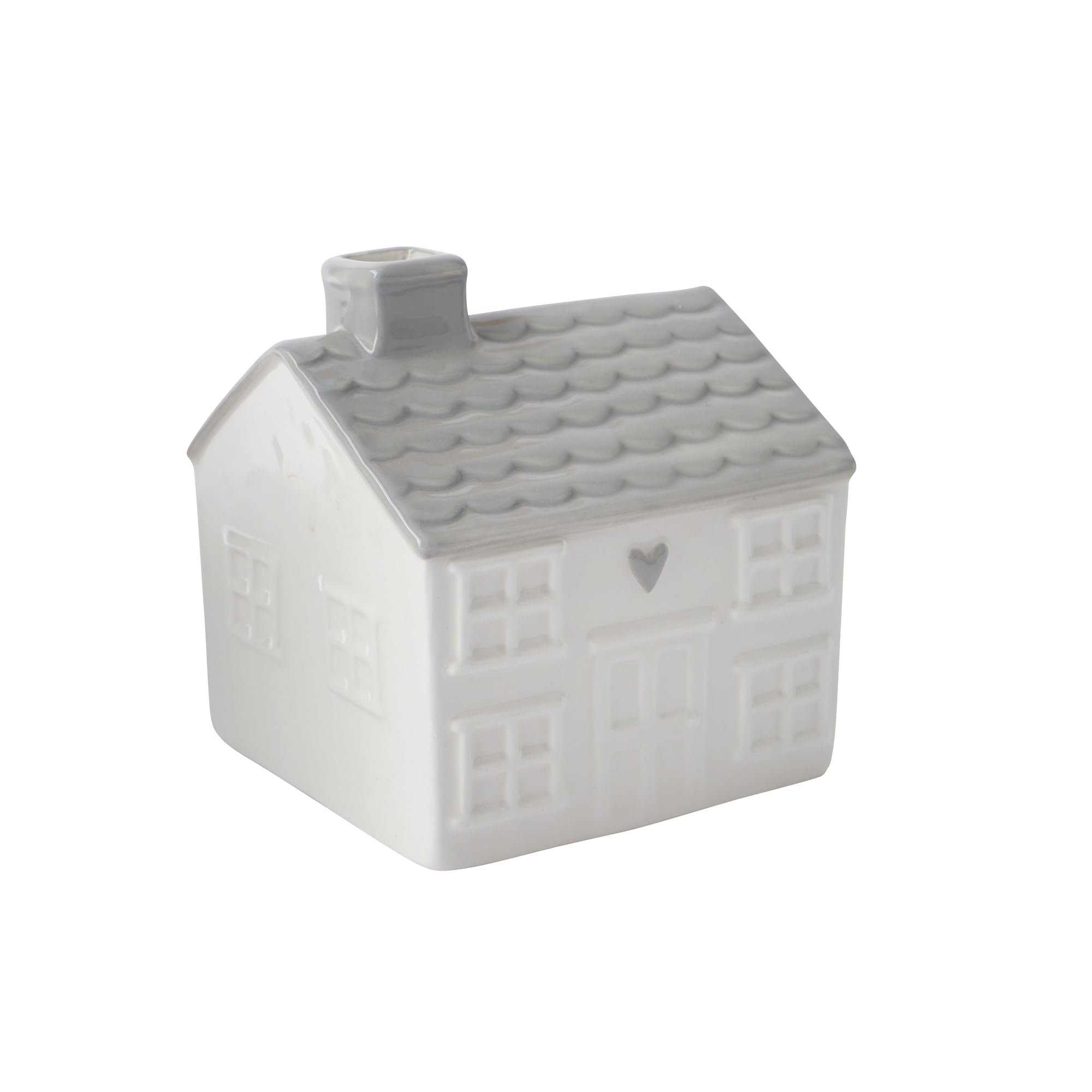 CGB Giftware | Send With Love Cosy Cottage Ceramic Incense Burner House | Incense | Homeware | Home Decor | Ceramic Burner | GB07146