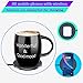 Mug Warmer, Coffee Mug Warmer with Wireless Charger (3 in 1), Wireless Charging, Constant Temperature for Keeping Warm (about 122°F/50°C)，Best Gift Idea, Office/Home Use Electric Cup Beverage Plate,Cocoa,Milk,Water