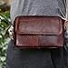 Belt Pouch Waist Bag Phone Belt Bag Wallet Purse Loop Holster Case Vintage Leather Casual Daypack Tool Pouch Waist Pack